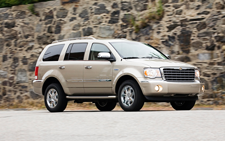 2009 Chrysler Aspen Hybrid And Dodge Durango Truck Trend 2009 Chrysler Aspen Hybrid Front Three Quarters View Photo Gallery 13 Photos