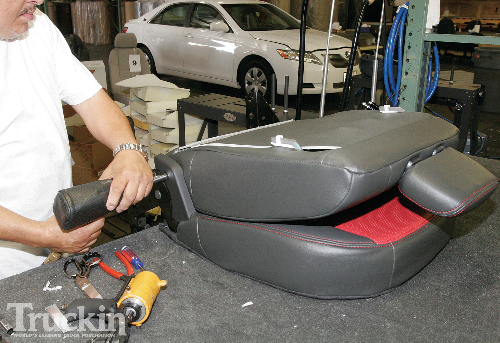2009 Dodge Ram Upgrades - Katzkin Seat Covers - Truckin ... 2009 Dodge Ram Upgrades - Katzkin Seat Covers - Truckin ...
