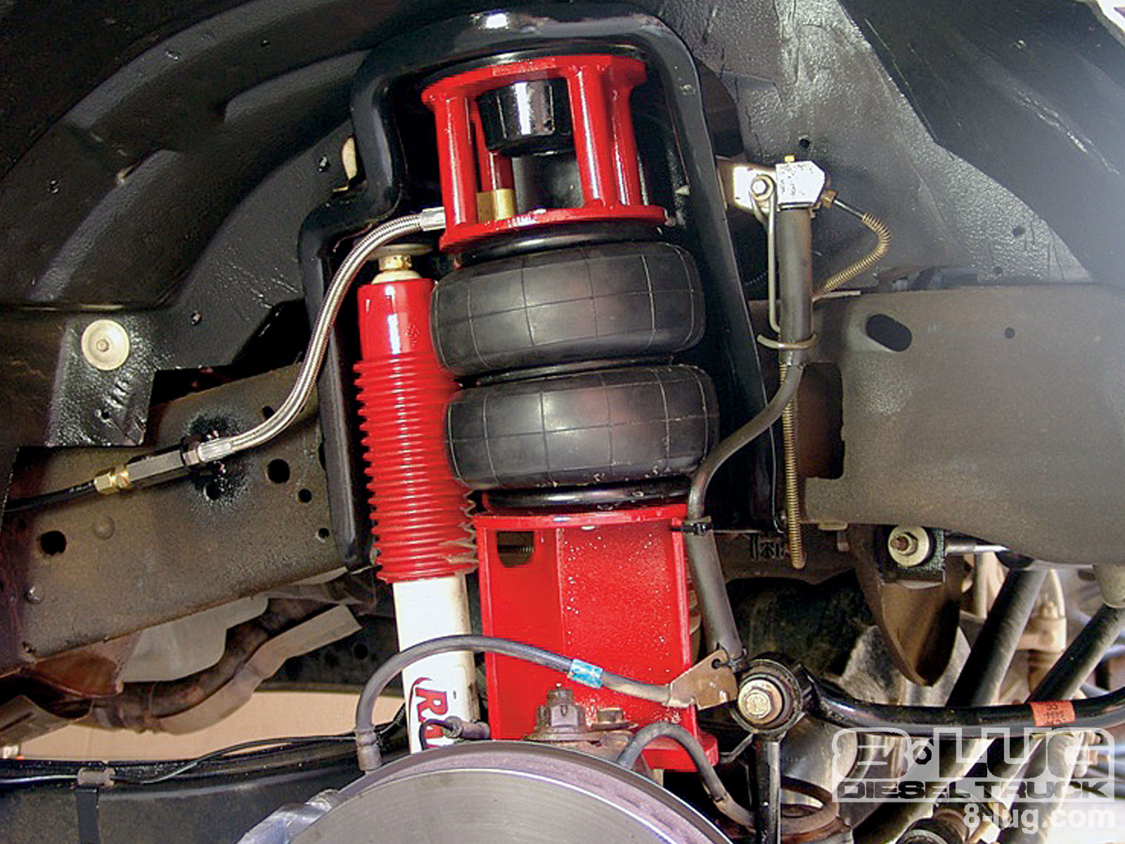 Chassis Tech Airbag Towing Kit 2005 Ford F 350 8 Lug