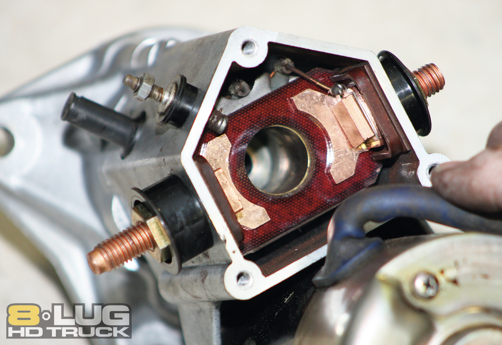 KIT 1 NIPPON DENSO Starter Motore solenoide contatto RIPARAZIONE KIT