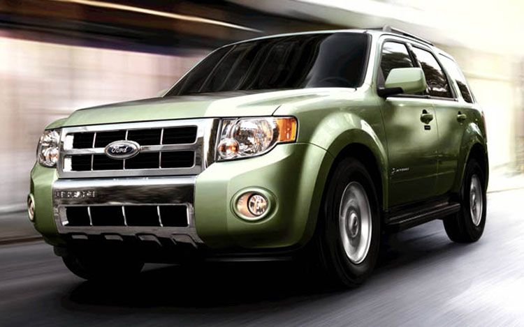 2010 Ford Escape Hybrid Mercury Mariner To Use More Efficient 2009 Ford Escape Hybrid Front View