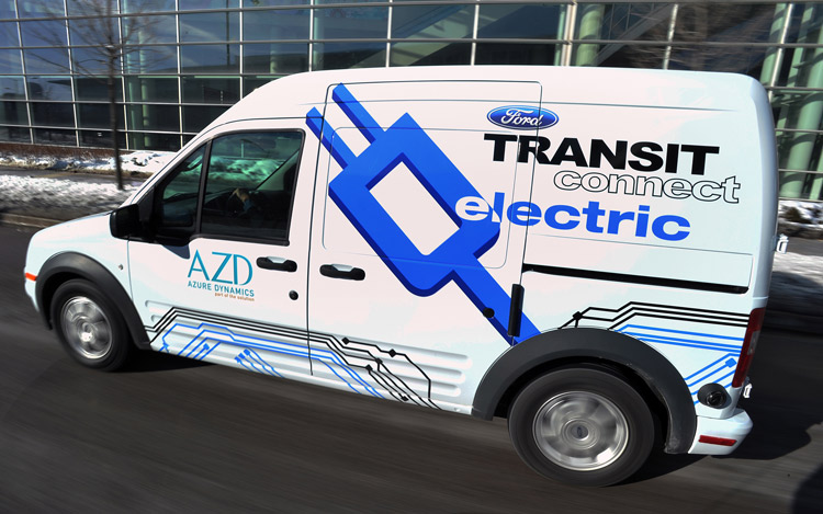 azure transit connect electric vans