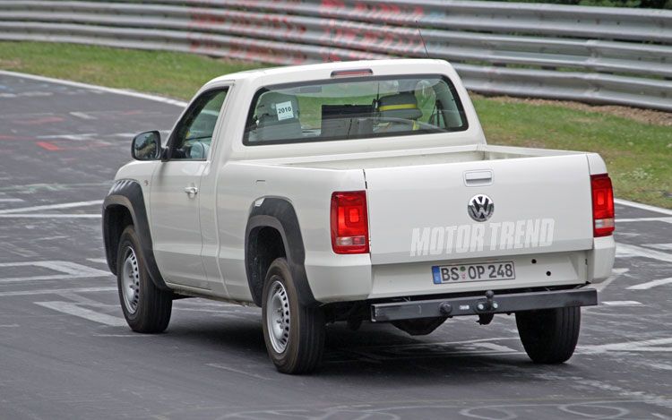 Spied Single Cab Volkswagen Amarok Seen Testing On The Nurburgring Spied Truck Trend