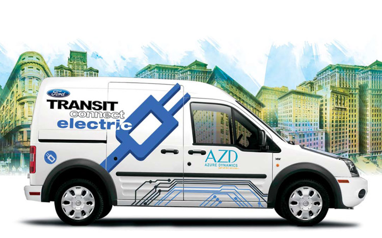 azure transit connect electric vans