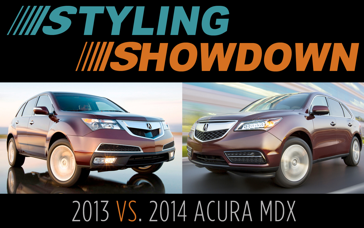 2013 Vs 2014 Acura Mdx Styling Showdown Truck Trend