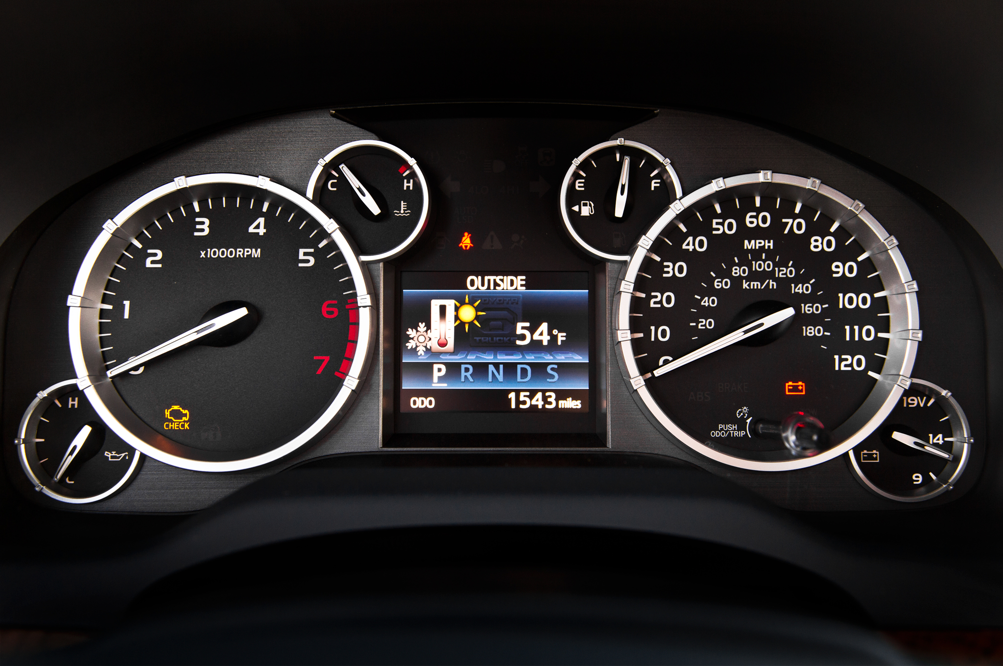 2017 Toyota Tundra 1794 Edition First Test Photo Image Gallery 2017 Toyota Tundra 1794 Dash Guages