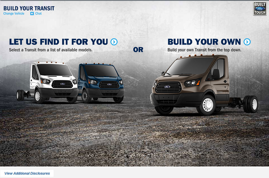 ford transit chassis cab price list