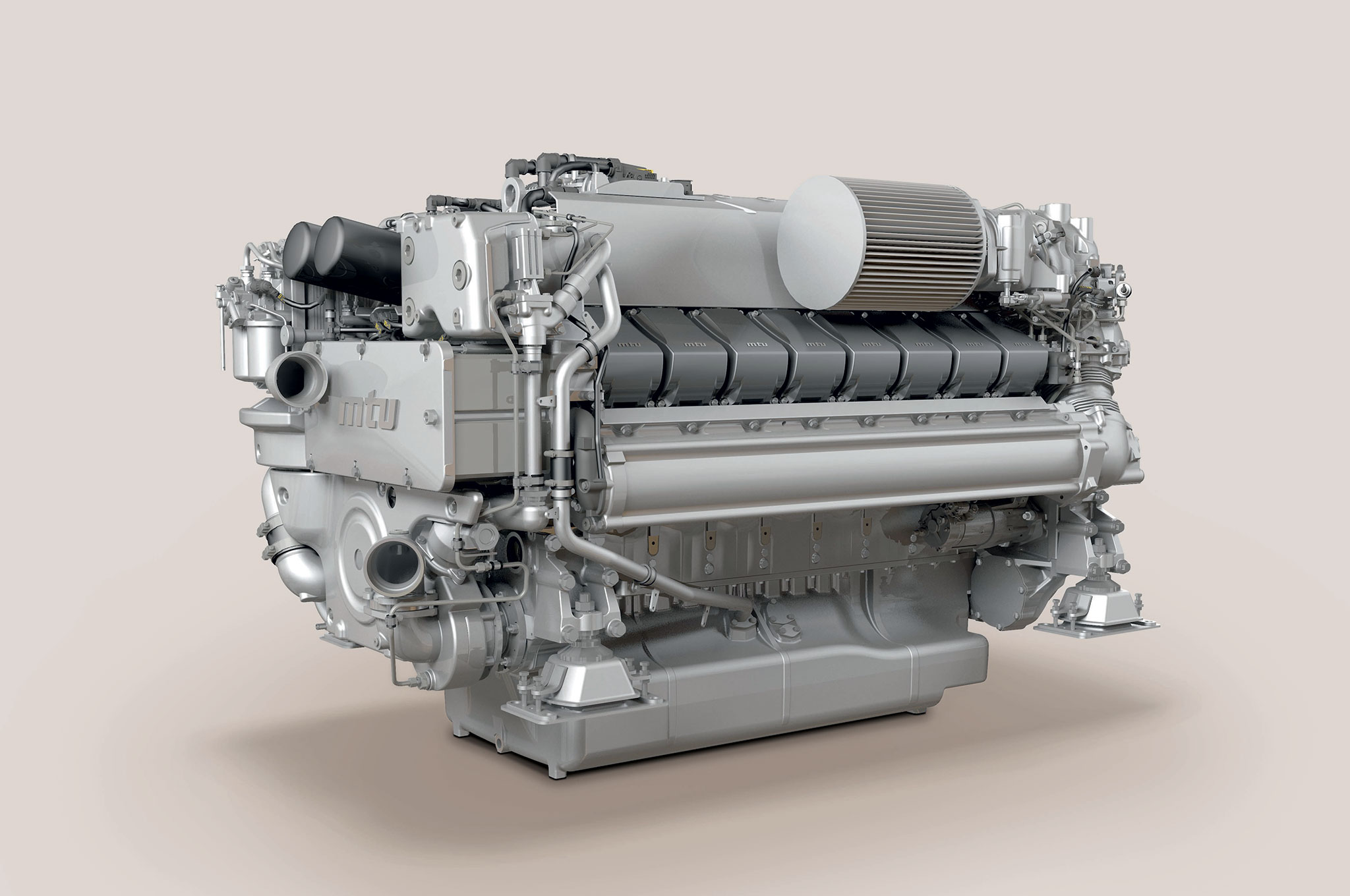 Mtu 12v 00 S96 Diesel Engine Inside Look