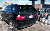 2001 BMW X5 44i Rear Drivers Side View