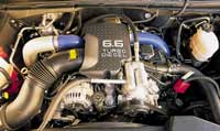 112 0102 Toy 2001 Chevrolet Silverado Heavy Duty Pickup Engine