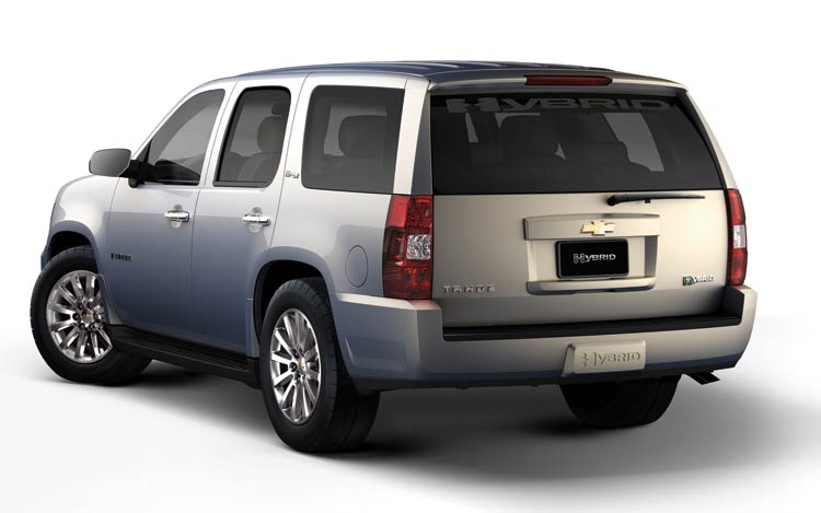 2008 Chevrolet Tahoe Hybrid 2 Mode First Look Truck Trend 2008 Chevrolet Tahoe Hybrid 2 Mode Rear View Photo Gallery 10 Photos