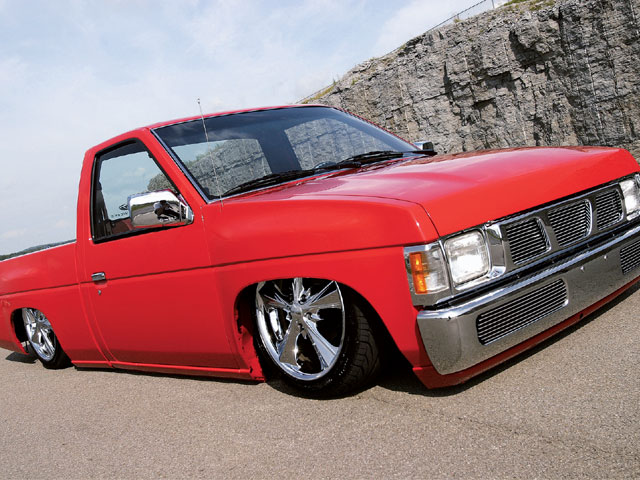 Custom 1991 Nissan Hardbody - Feature Truck - Mini Truckin ... 1994 jeep grand cherokee stereo wiring 