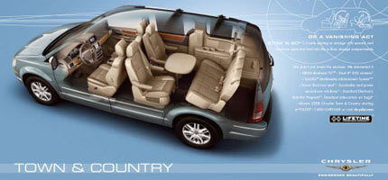 2008 town and country van