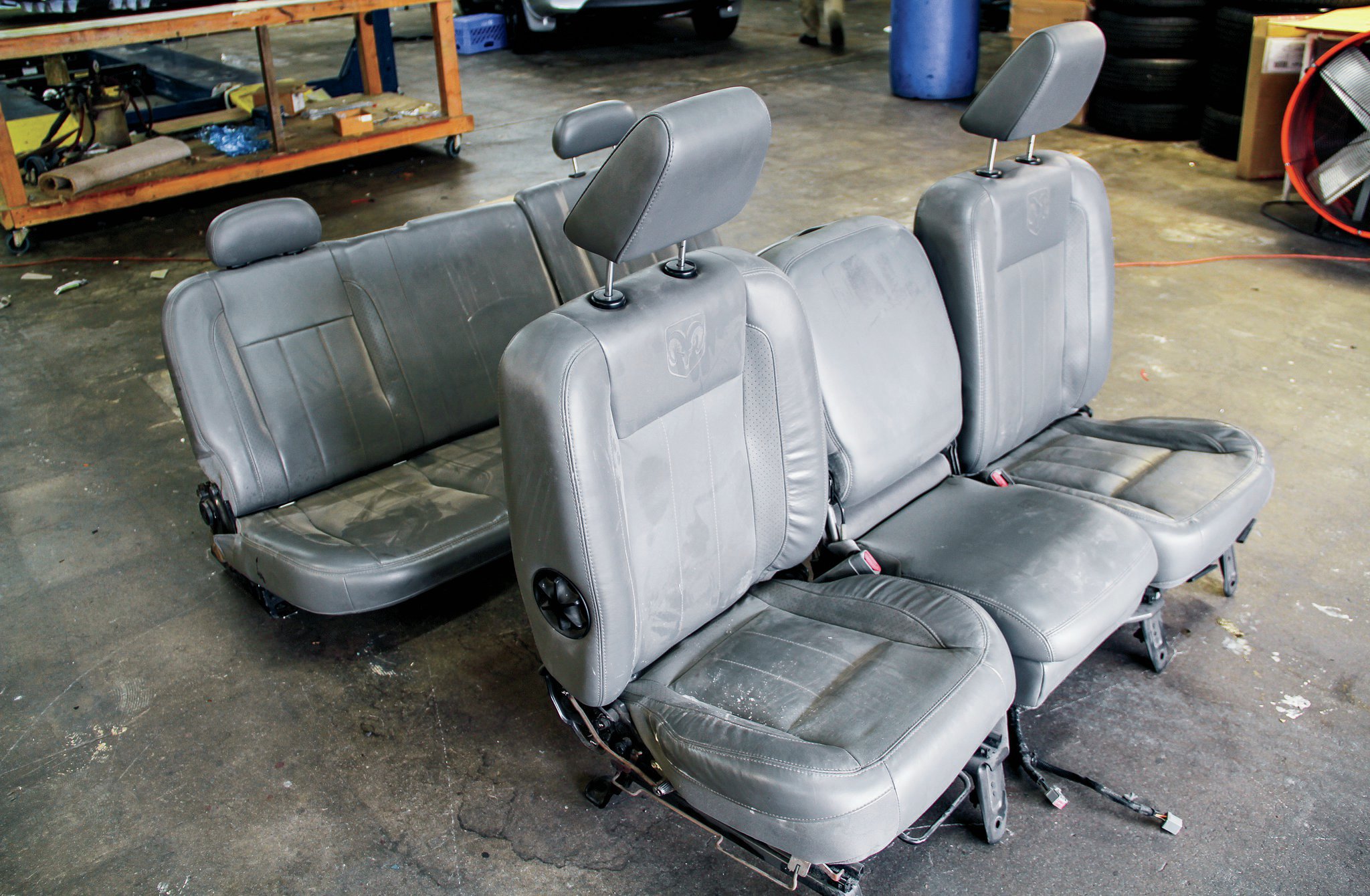 2006 Dodge Ram Leather Interior Swap