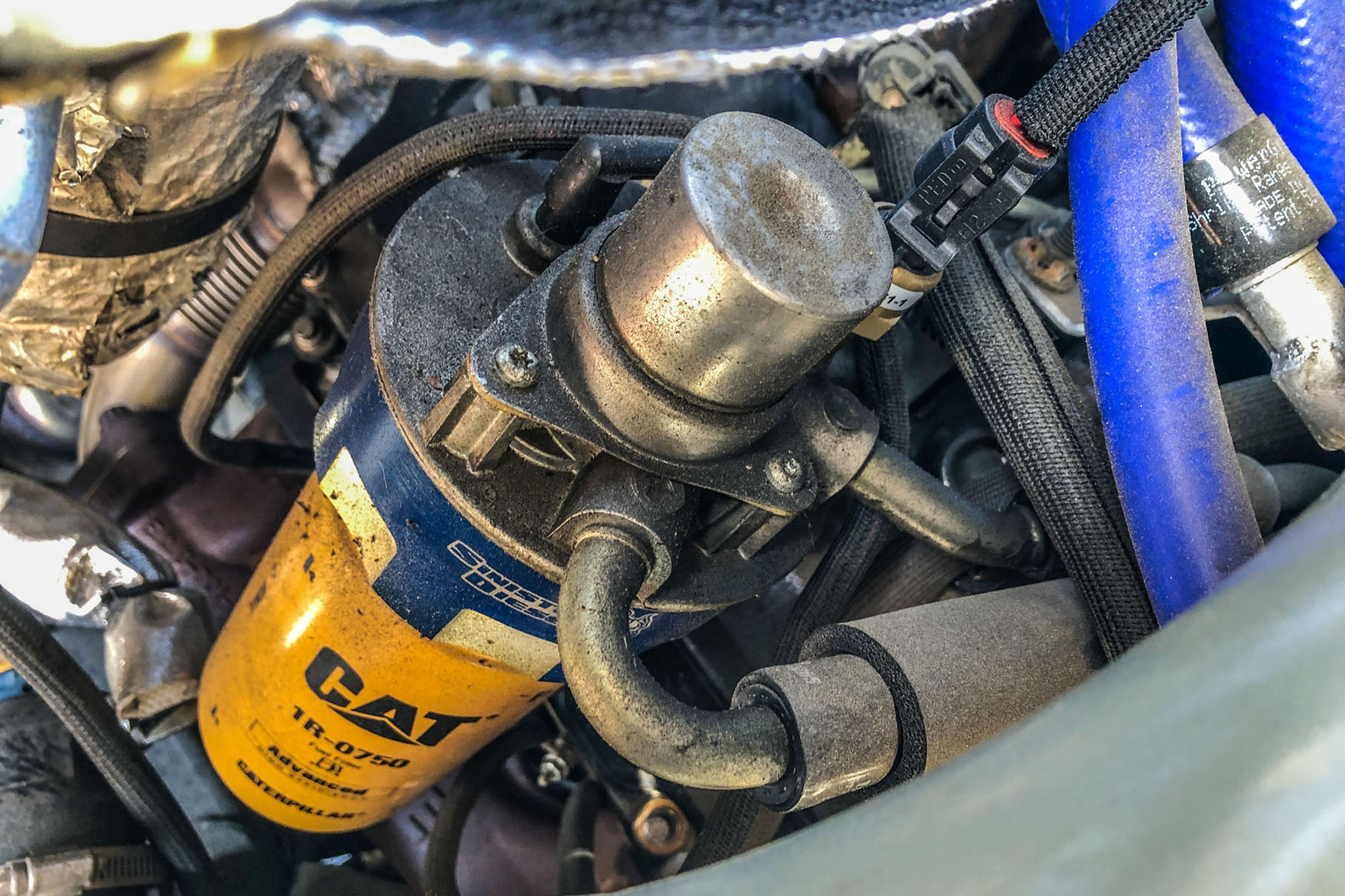 Sinister Diesel Duramax Cat Fuel Filter Install