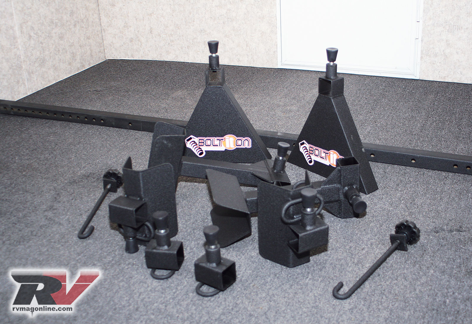 Motorcycle Tie Down System Product Test Rv Magazine Motorcycle Tie Down System Product